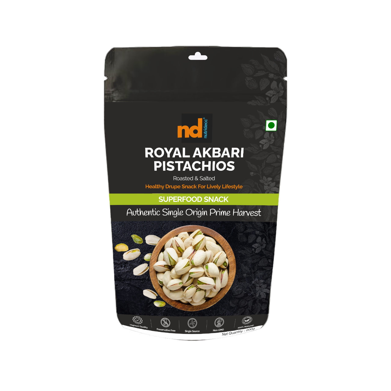 Nutridecc |  Royal Akbari Pistachios: A Culinary Symphony of Flavor, Health, and Exquisite Delight